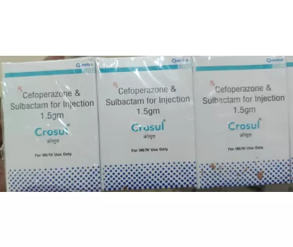 CEFOPARAZONE SULBACTAM 1.5GM